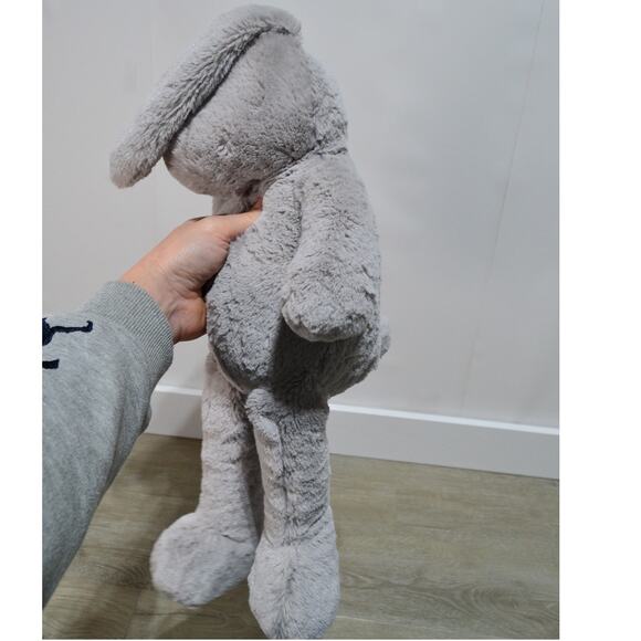 Pottery Barn Kids Large Plush Gray Bunny Rabbit - Picture 5 of 8